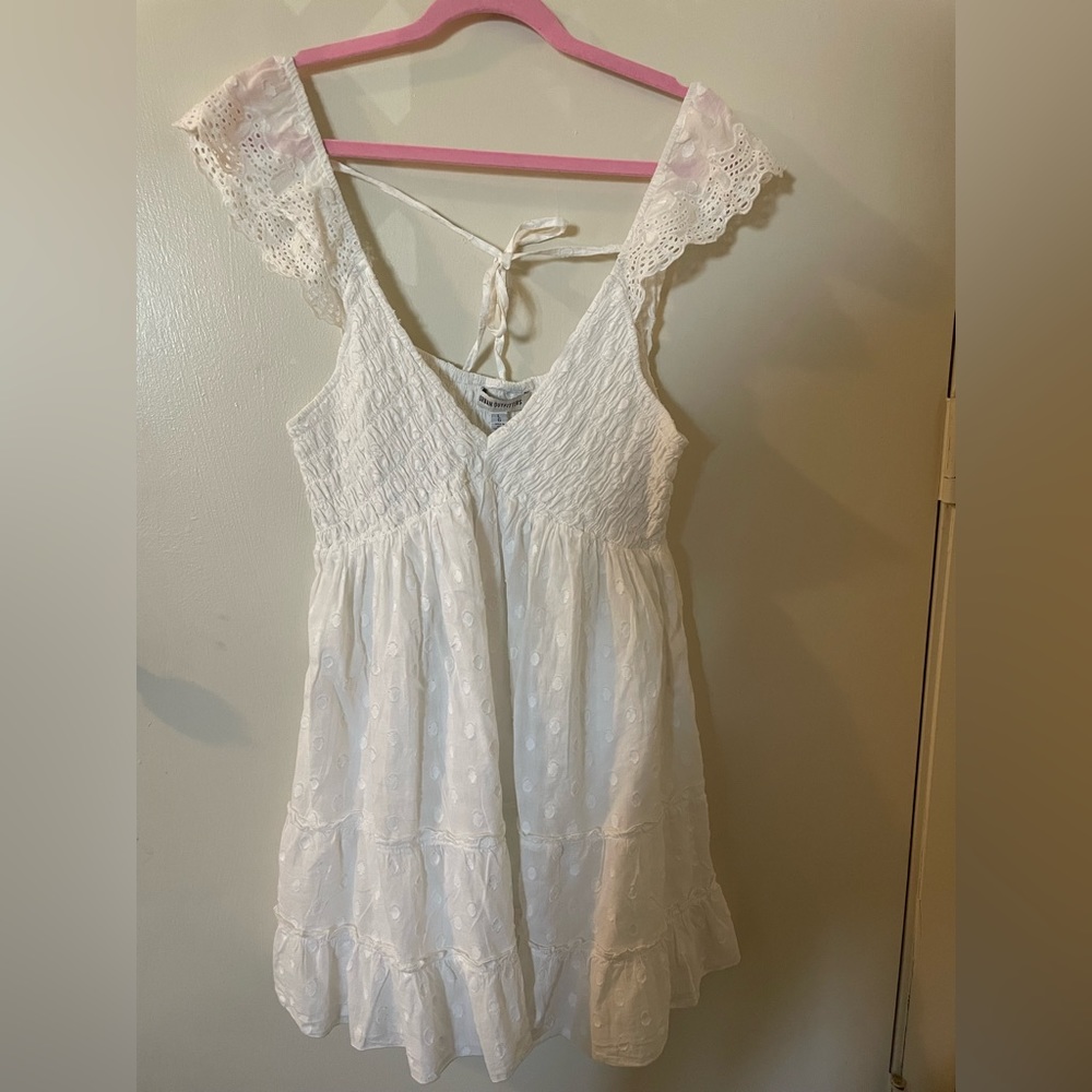 Urban Outfitters White Summer Short Graduation Dress